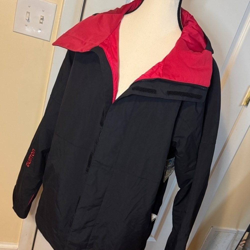Burton Men’s snowboard ski coat dry ride winter outdoor red/black jacket size M